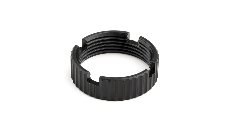 Strike Industries Ultralight Multi-Function FDE End Plate w/ Anti-Rotation Castle Nut in Black, SI-AR-UL-MFEP&amp;ACN-FDE