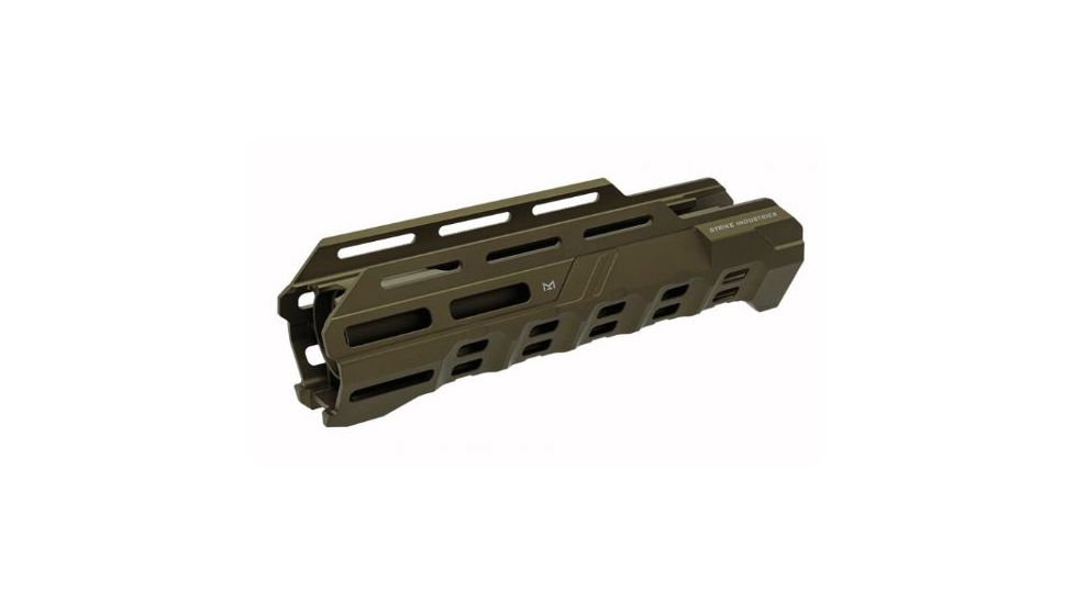 Strike Industries Valor of Action 10 M-Lok Handguard for Remington 870, 12ga, 6061 Aluminum, FDE, One Size, 793811763218