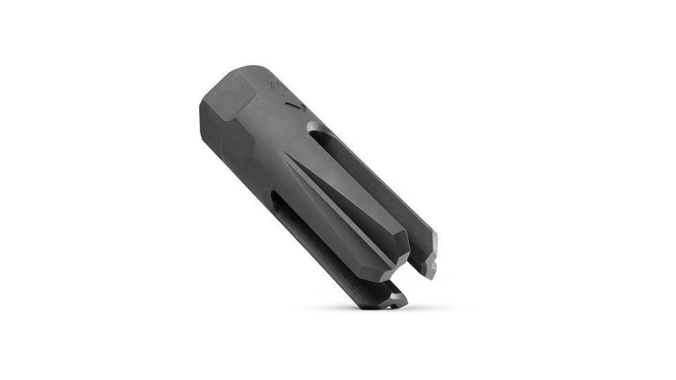 Strike Industries XLogic AR Widow 3 Prong Flash Hider, 5.56mm NATO, .223 Remington , 1/2x28, Black, SI-AR-WIDOW-FH-223/5.56