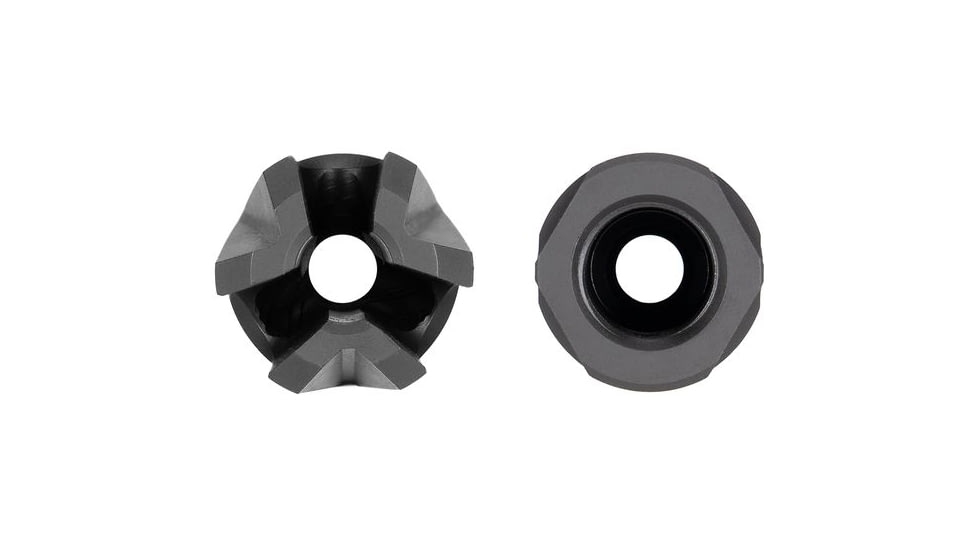 Strike Industries XLogic AR Widow 3 Prong Flash Hider, 5.56mm NATO, .223 Remington , 1/2x28, Black, SI-AR-WIDOW-FH-223/5.56