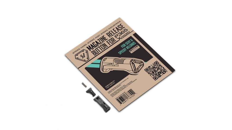 Strike Industries Xmacro SIG SAUER P365 Pistol Magazine Release, Black, SI-P365-XM-MR