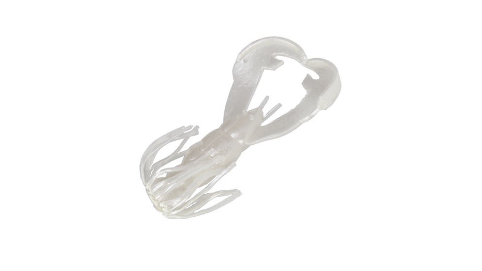 Strike King Baby Luau Craw, Pearl, 3in, RGBLCRW-84