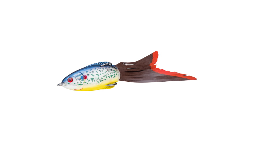 Strike King Hack Attack Pad Perch Bait, Natural Blue, 6in / 1/2oz, HAPP-281