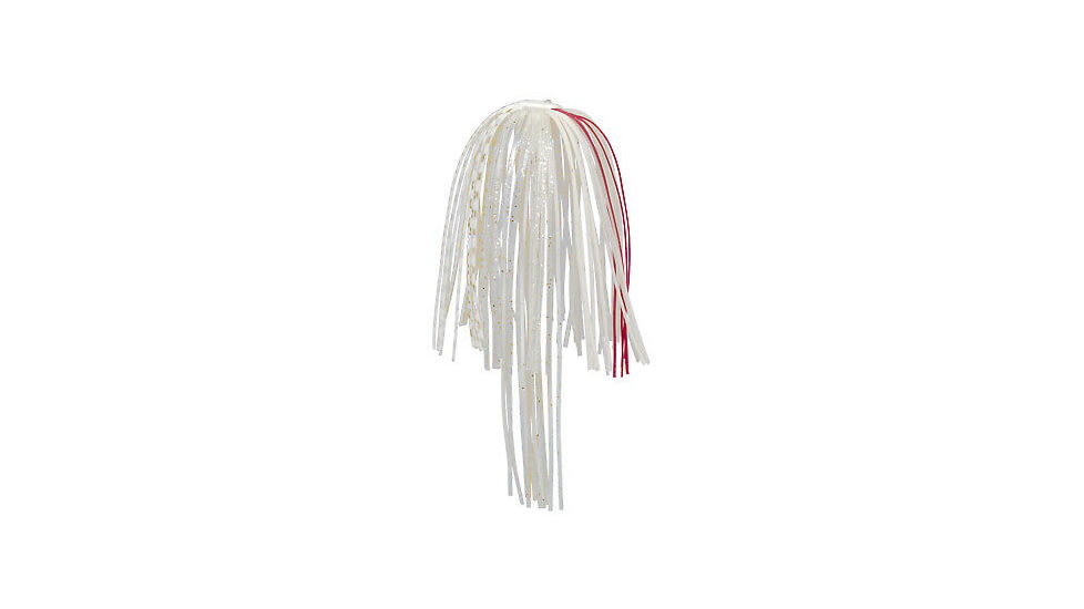 Strike King Perfect Skirt with Magic Tails, Bleeding Shad, 4in, 2 Pack, PFT32-218