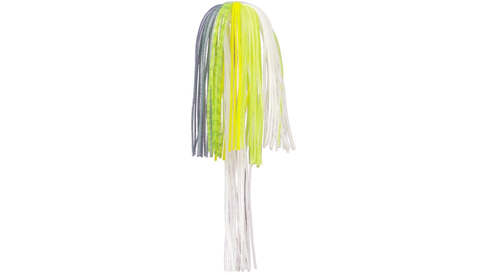 Strike King Perfect Skirt with Magic Tails, Chartreuse Sexy Shad, 4in, 2 Pack, PFT32-538