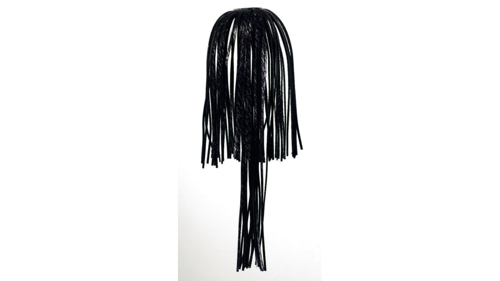 Strike King Perfect Skirt with Magic Tails, Super Black, 4in, 2 Pack, PFT32-210
