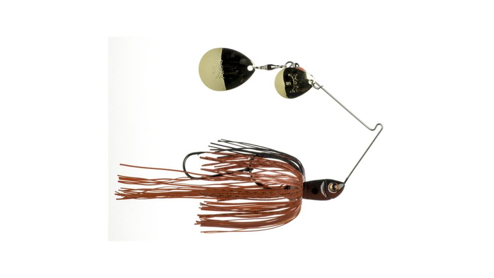 Strike King Premier Plus Spinnerbait Fishing Lure, Red Craw, 3/8oz, PPL38CC-212G, PPL38CC-212G