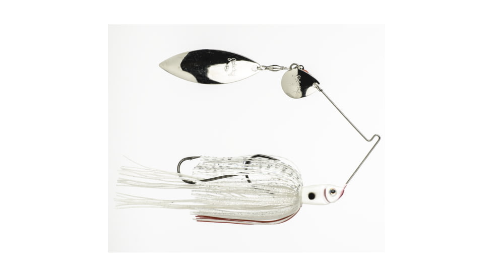 Strike King Premier Plus Spinnerbait Fishing Lure, Bleeding Shad, 3/8oz, PPL38CW-218S, PPL38CW-218S