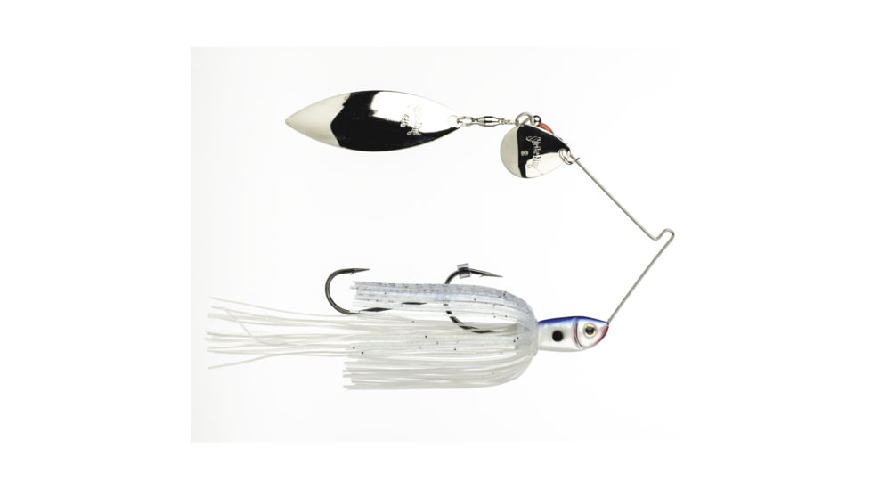 Strike King Premier Plus Spinnerbait Fishing Lure, Blue Shad, 3/8oz, PPL38CW-209S, PPL38CW-209S