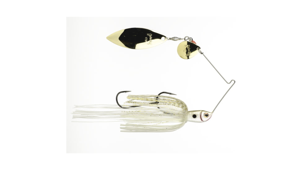 Strike King Premier Plus Spinnerbait Fishing Lure, Golden Shiner, 3/8oz, PPL38CW-215G, PPL38CW-215G