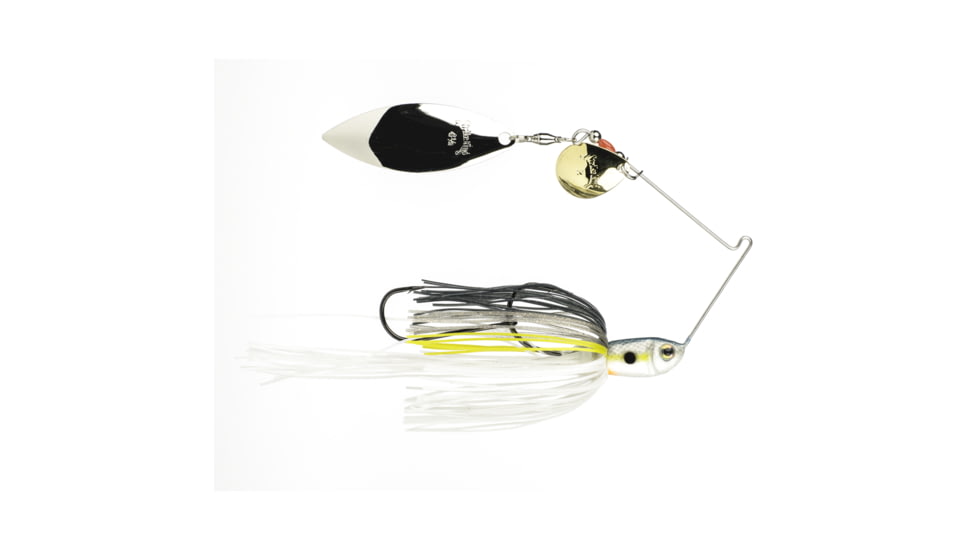 Strike King Premier Plus Spinnerbait Fishing Lure, Sexy Shad, 3/8oz, PPL38CW-590GS, PPL38CW-590GS