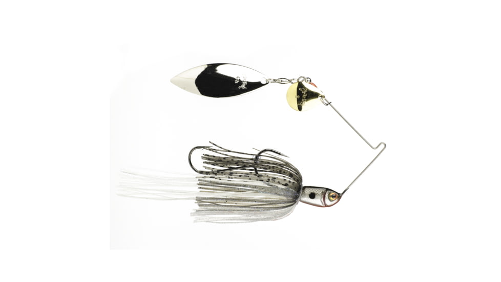 Strike King Premier Plus Spinnerbait Fishing Lure, Smokey Shad, 3/8oz, PPL38CW-257GS, PPL38CW-257GS