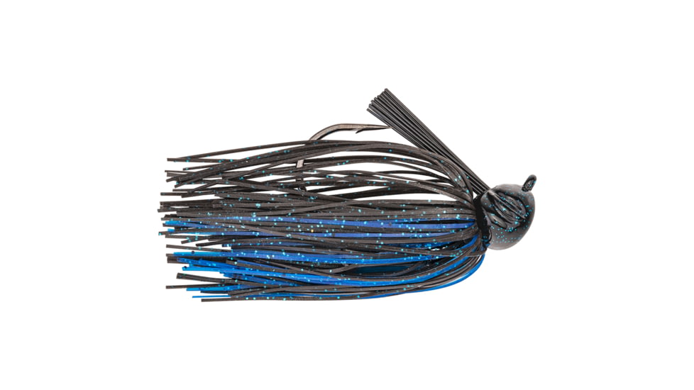 Strike King Premier Pro-Model Jig Fishing Lure, Casting Jig, Black Blue Accent, 1/2oz, PPJ12-6, PPJ12-6