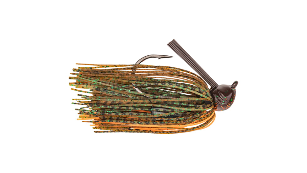 Strike King Premier Pro-Model Jig Fishing Lure, Casting Jig, Sexy Craw, 3/8oz, PPJ38-131, PPJ38-131