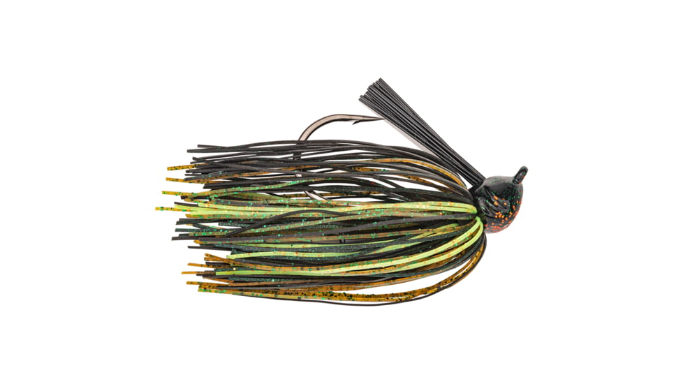 Strike King Premier Pro-Model Jig Fishing Lure, Casting Jig, Texas Craw, 3/8oz, PPJ38-8, PPJ38-8