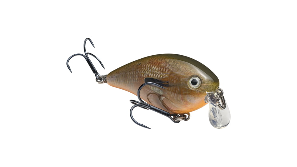 Strike King KVD 1.5 Shallow Fishing Lure, Shallow Running Squarebill Crankbait, Orange Bream, 3/8oz, HCKVDS1.5SH-697, HCKVDS1.5SH-697