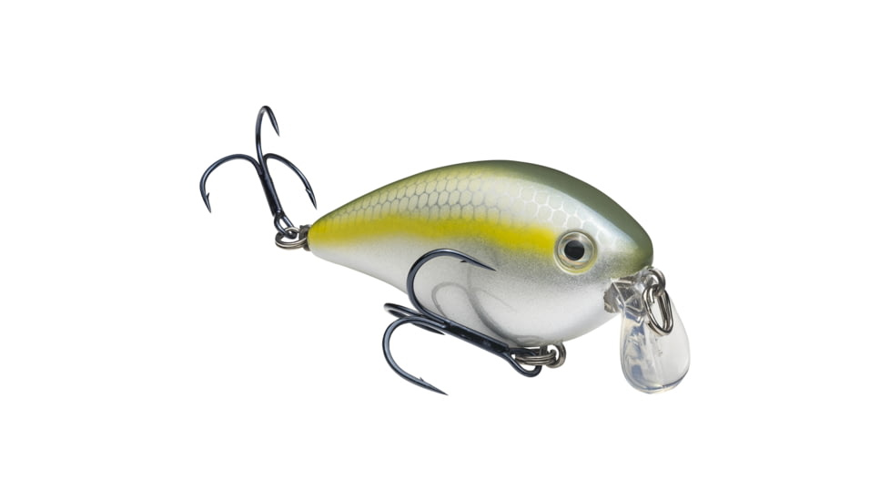 Strike King Pro Model KVD 1.5 Shallow Runner Silent Crankbait, 1 1/4in, 7/16 oz, Floating, 1pk, Sexy Blue Back Herring, 3/8 oz, HCKVDS1.5SH-586