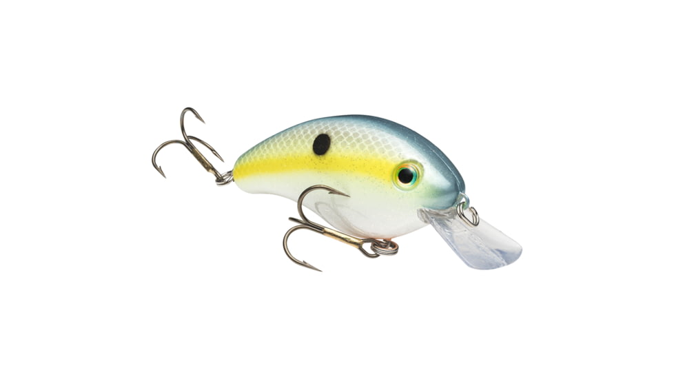 Strike King Pro Model Series 4S Fishing Lure, Shallow Diving Crankbait, Chartreuse Sexy Shad, 9/16oz, HC4S-538, HC4S-538