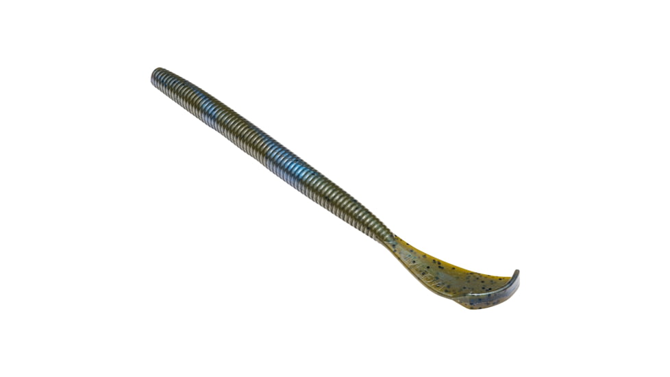 Strike King Rage Cut-R-Worm Fishing Lure, Soft Plastic Worm, Blue Craw, 7in, 6-Pack, RGCUT7-108, RGCUT7-108