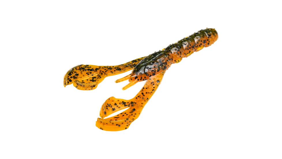 Strike King Rage Denny Brauer Craw Fishing Lure, Soft Plastic Craw, Bama Craw, 4in, 7-Pack, RGDBC-101, RGDBC-101