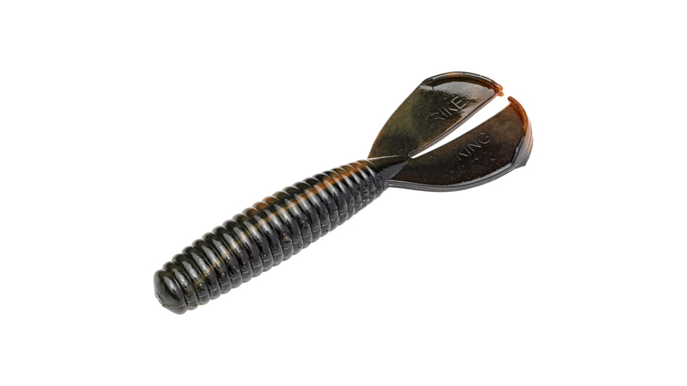 Strike King Rage Magnum Menace Fishing Lure, Soft Plastic Grub, Crawdaddy, 4in, 7-Pack, RGMAGM-466, RGMAGM-466