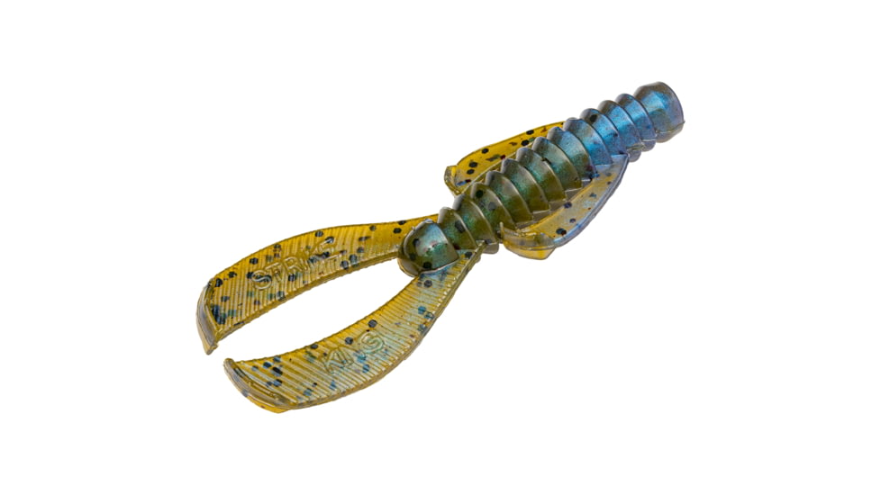 Strike King Rage Ned Bug Fishing Lure, Soft Plastic Craw, Blue Craw, 2 1/2in, 9-Pack, RGNBUG-108, RGNBUG-108