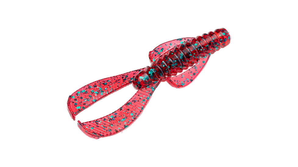 Strike King Rage Ned Bug Fishing Lure, Soft Plastic Craw, Red Bug, 2 1/2in, 9-Pack, RGNBUG-85, RGNBUG-85