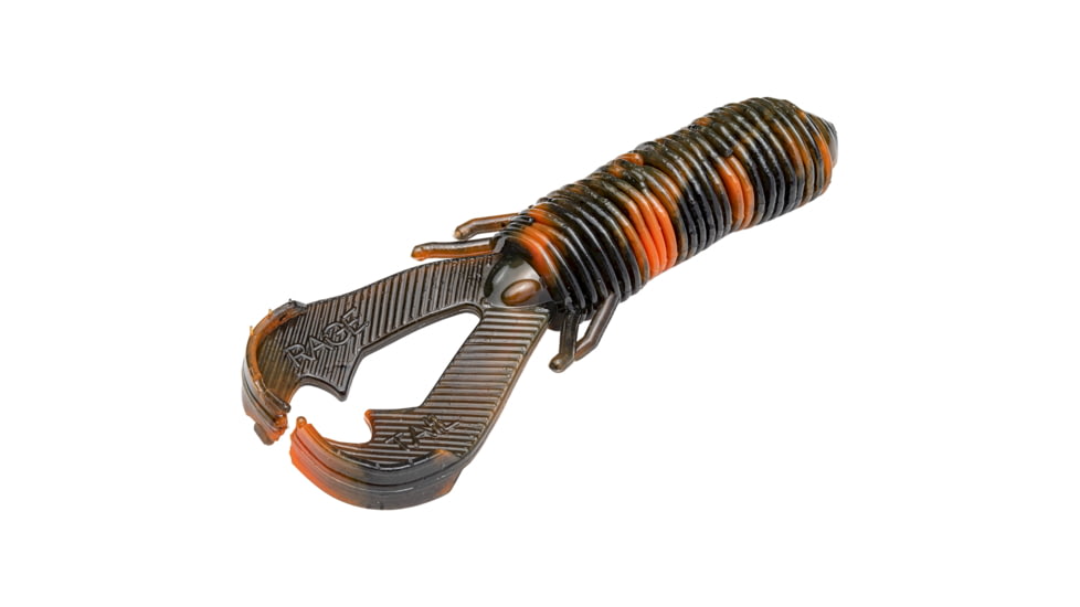 Strike King Rage Punch Bug Fishing Lure, Soft Plastic Creature, Crawdaddy, 3 1/2in, 7-Pack, RGPB-466, RGPB-466