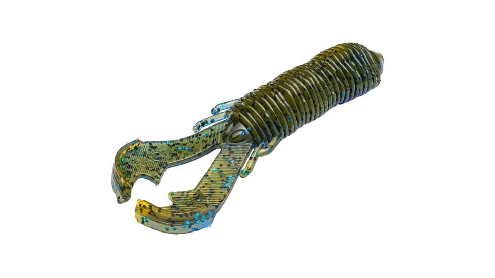 Strike King Rage Punch Bug Fishing Lure, Soft Plastic Creature, Okeechobee Craw, 3 1/2in, 7-Pack, RGPB-50, RGPB-50