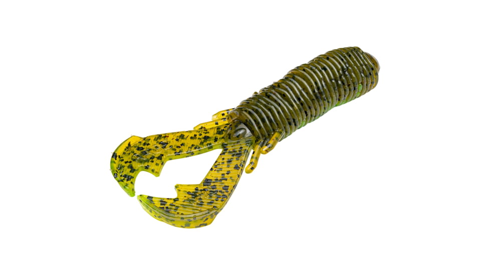 Strike King Rage Punch Bug Fishing Lure, Soft Plastic Creature, Summer Craw, 3 1/2in, 7-Pack, RGPB-100, RGPB-100
