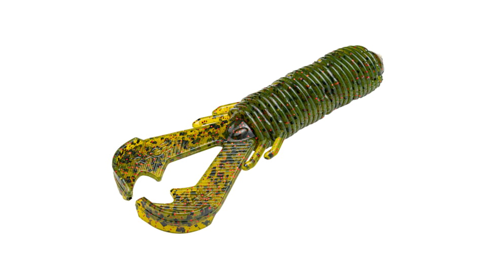 Strike King Rage Punch Bug Fishing Lure, Soft Plastic Creature, Watermelon Seed w/ Red Flake, 3 1/2in, 7-Pack, RGPB-18, RGPB-18