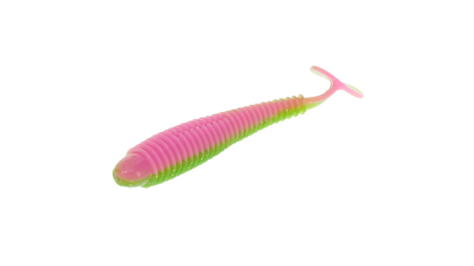 Strike King Rage Swimmer Saltwater Fishing Lure, Soft Plastic Electric Chicken, 3 3/4in, 7-Pack, RGSWSW334-60, RGSWSW334-60