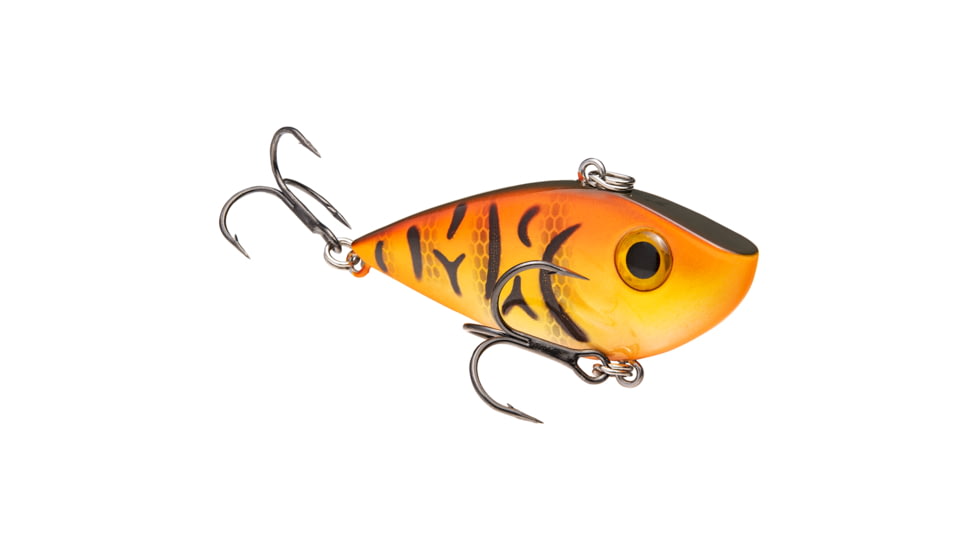 Strike King Red Eyed Shad Tungsten 2-Tap, Lipless Crankbait Fishing Lure, Denny Brauer Craw, 1/2oz, REYESDTT12-667, REYESDTT12-667