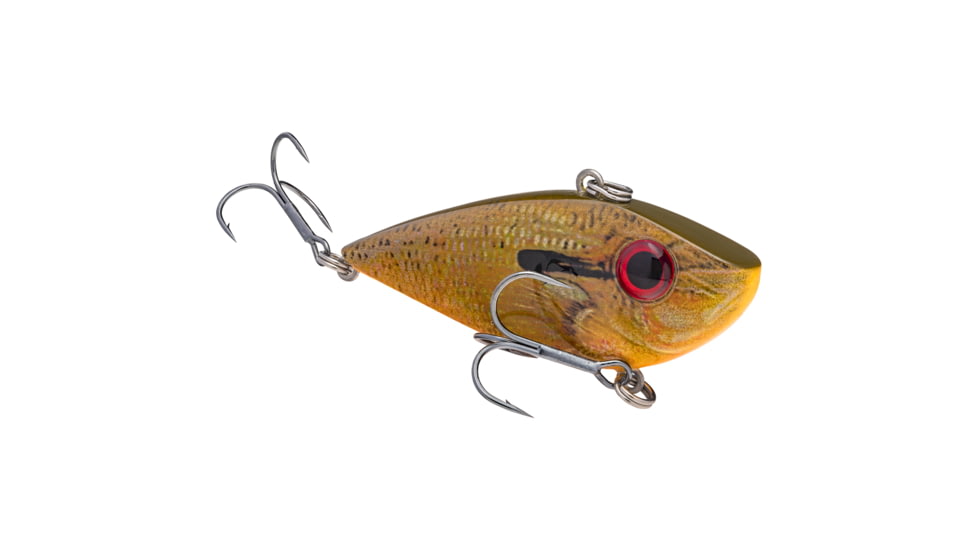 Strike King Red Eyed Shad Tungsten 2-Tap, Lipless Crankbait Fishing Lure, Orange Bream, 1/2oz, REYESDTT12-697, REYESDTT12-697