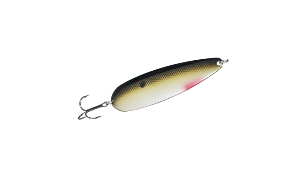 Strike King Sexy Spoon Fishing Lure, Casting Spoon, Gold Black Back, 1 1/2oz, 5 1/2in, SSPN5.5-406, SSPN5.5-406