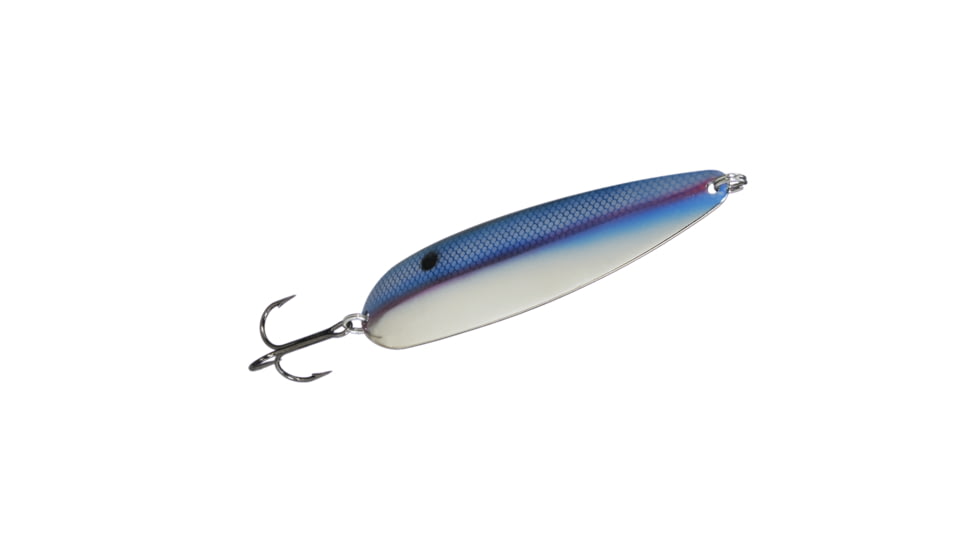 Strike King Sexy Spoon Fishing Lure, Casting Spoon, Neon Shad, 1 1/2oz, 5 1/2in, SSPN5.5-498, SSPN5.5-498