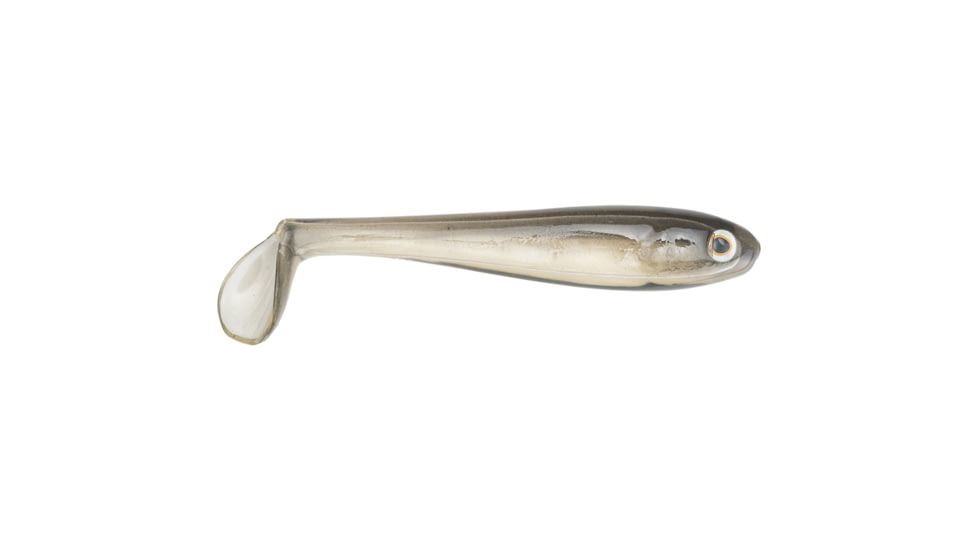 Strike King Shadalicious Fishing Lure, Soft Plastic Swimbait, Ghost Shad, 5 1/2in, 5-Pack, SHDLC5.5-151, SHDLC5.5-151