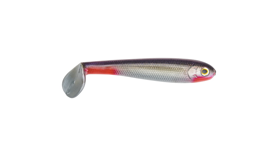 Strike King Shadalicious Fishing Lure, Soft Plastic Swimbait, Neon Ghost Minnow, 5 1/2in, 5-Pack, SHDLC5.5-512, SHDLC5.5-512