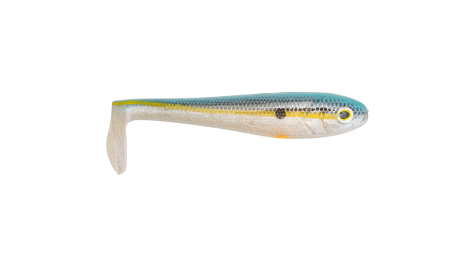 Strike King Shadalicious Fishing Lure, Soft Plastic Swimbait, Sexy Shad, 5 1/2in, 5-Pack, SHDLC5.5-590, SHDLC5.5-590