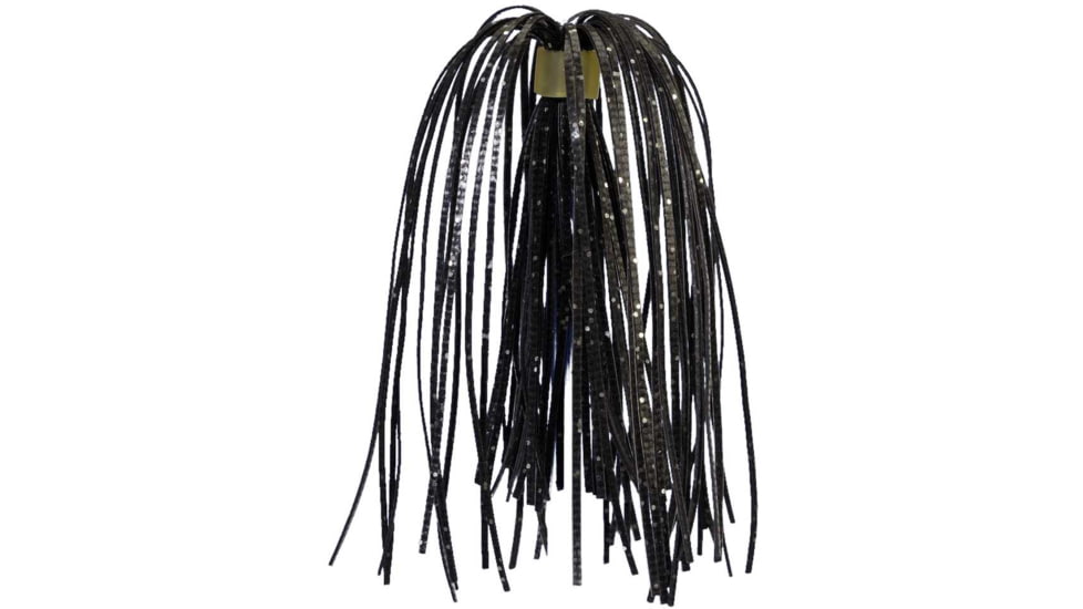 Strike King Silicone Skirt, Black, 3 Pack, 33-10