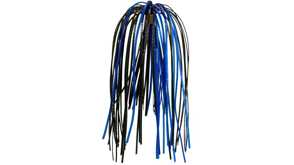 Strike King Silicone Skirt, Black &amp; Blue, 3 Pack, 33-76