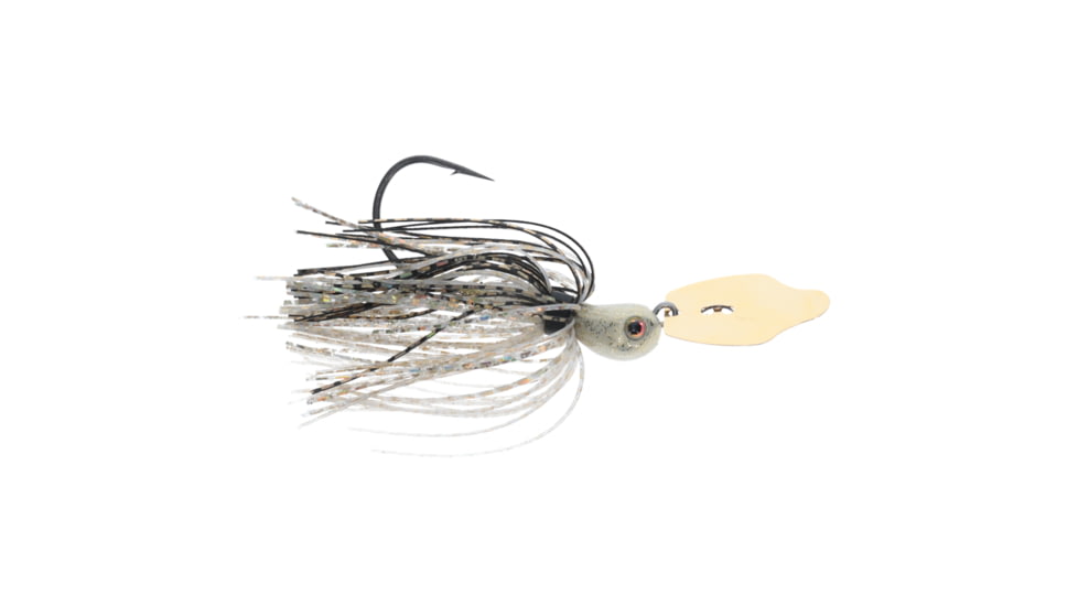 Strike King Thunder Cricket Gold Fishing Lure, Vibrating Swim Jig, Golden Shiner, 5/8oz, TCGVSJ58-215, TCGVSJ58-215