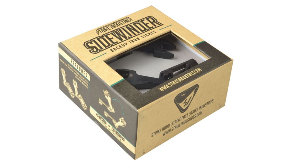 Strike SISIDEWINDER Sidewinder Iron Sights AR-15 Black