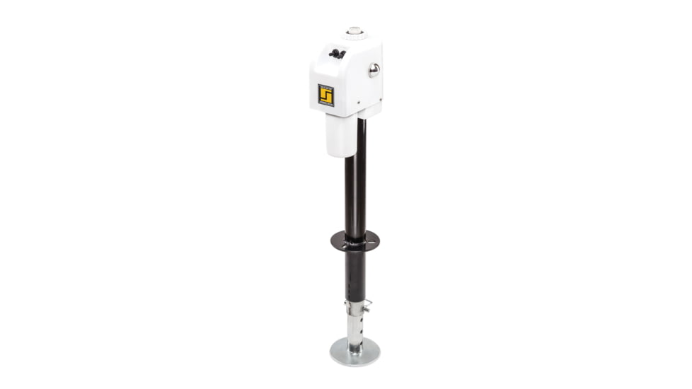 Stromberg Carlson 3500 lb. Electric Tongue Jack with Light, White, JET-3555