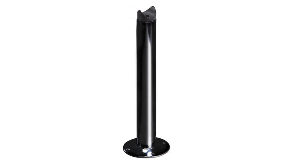Stromberg Carlson Universal Exterior RV Ladder Stand-Off Assembly With Round Base 12, Black, 8531-B