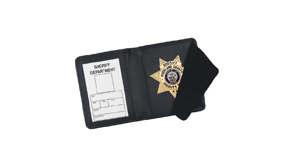 Strong Leather Book Style Badge Wallet - 79613-3412