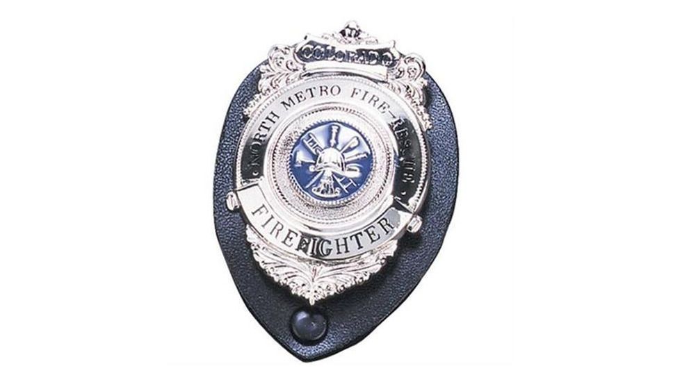Strong Leather Company Clip-on Badge Holder Ovl - 71200-0002