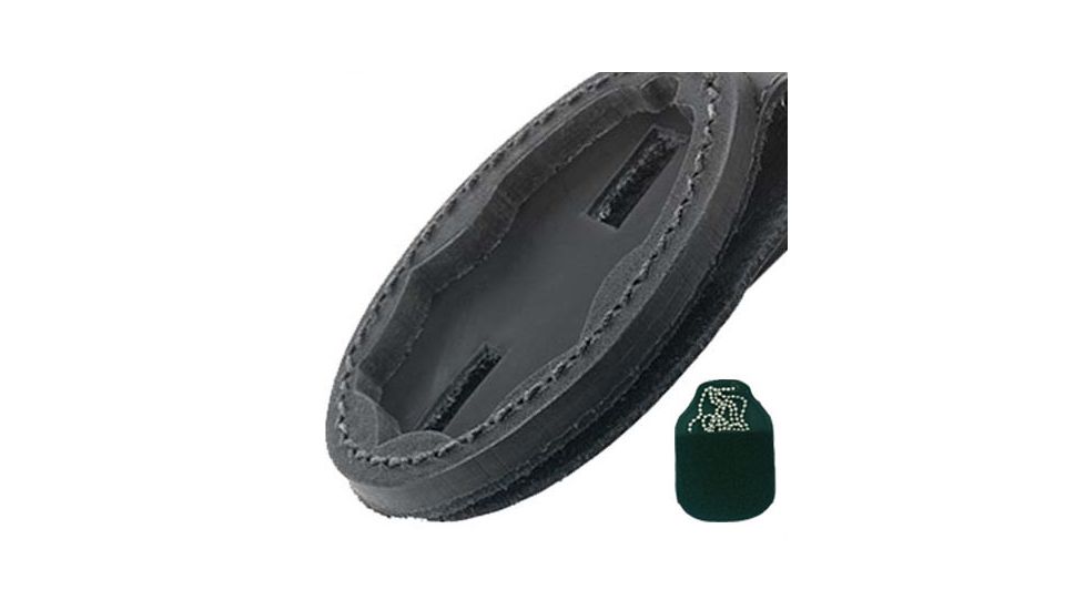 Strong Leather Company - Double Thick Recessed Badge Holder For Neck Or Belt - 80717-0552