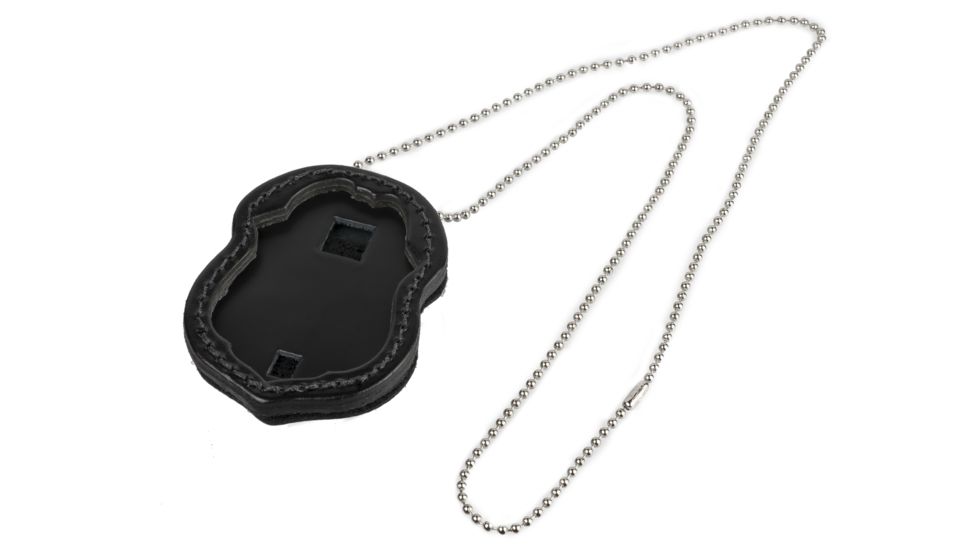 Strong Leather Company - Double Thick Recessed Badge Holder For Neck Or Belt - 807S7-0332