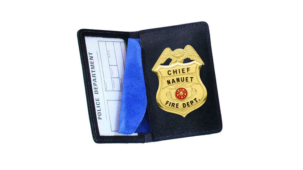 Strong Leather Company Recessed Badge Case - 85500-6382